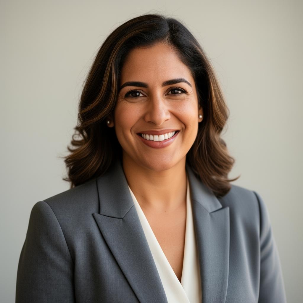 Hispanic woman executive — the household's primary auto decision-maker