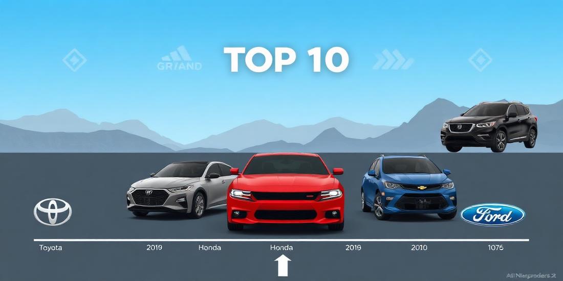 Top 10 Purchased Automotive Brands by Hispanics in 2024
